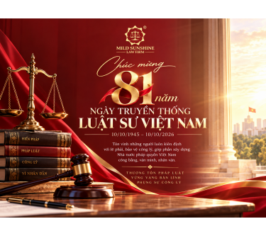 KỶ NIỆM 81 NĂM NGÀY TRUYỀN THỐNG LUẬT SƯ VIỆT NAM (10/10/1945 – 10/10/2026)